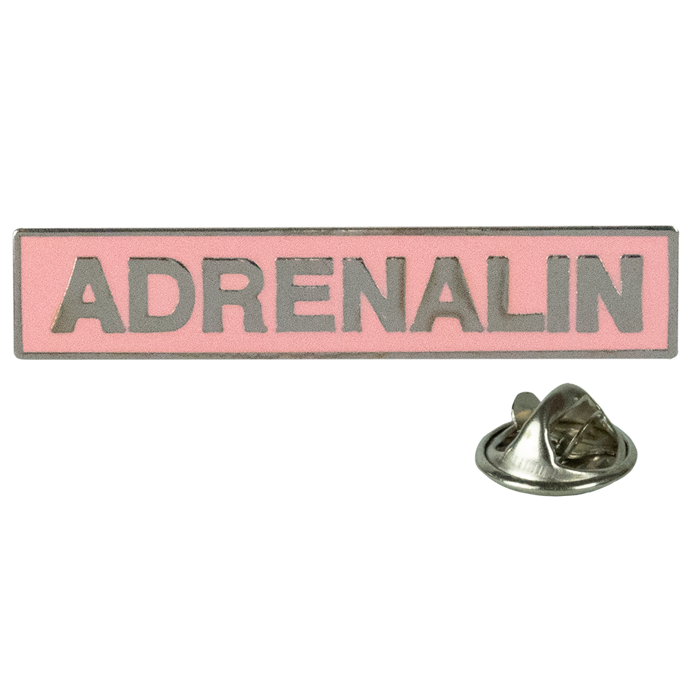CONNECT AND ADRENALIN ENAMEL 2 PIN BADGE SET
