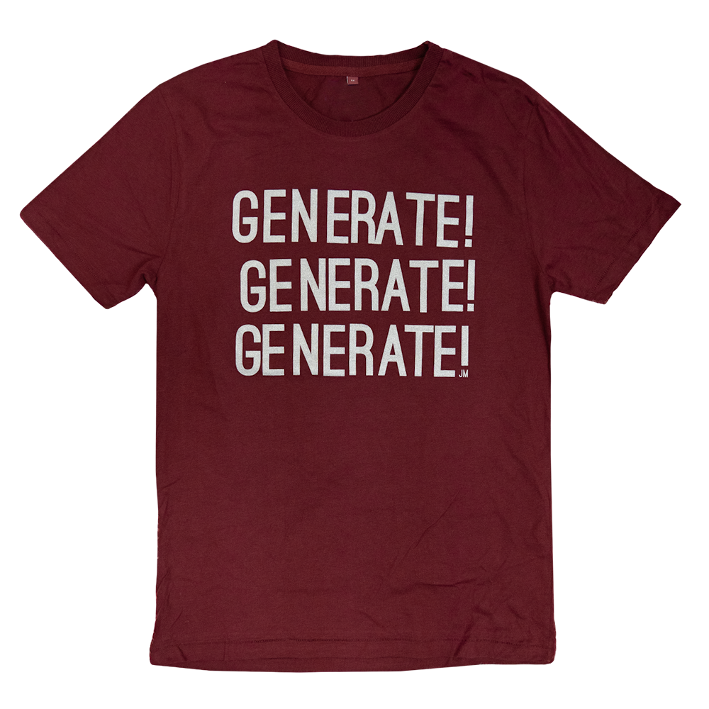 GENERATE RED T-SHIRT