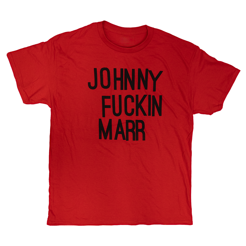 JOHNNY F**KIN MARR RED T-SHIRT