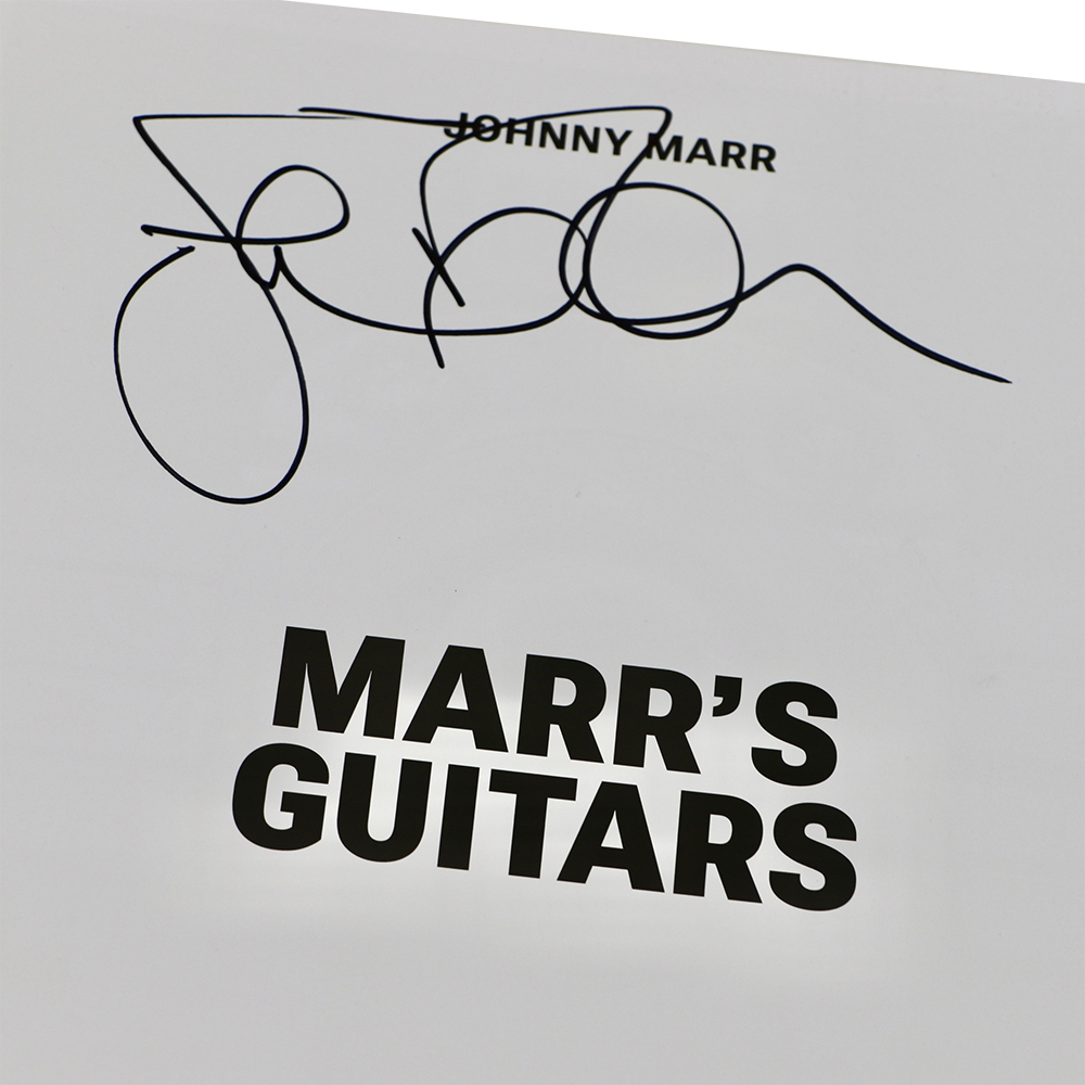 MARR'S GUITARS HARDBACK BOOK (SIGNED)