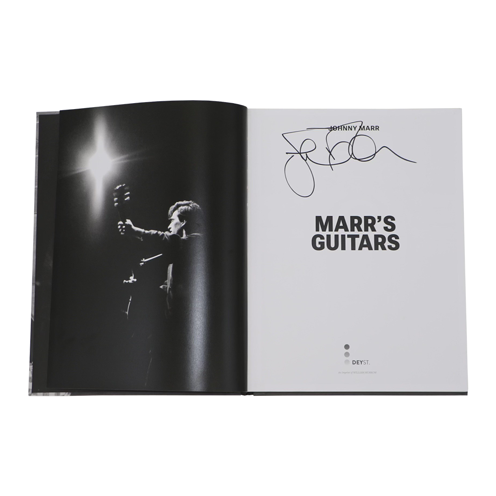 MARR'S GUITARS HARDBACK BOOK (SIGNED)