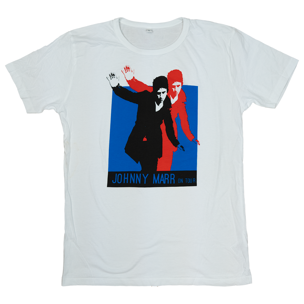 JOHNNY MARR ON TOUR WHITE T-SHIRT