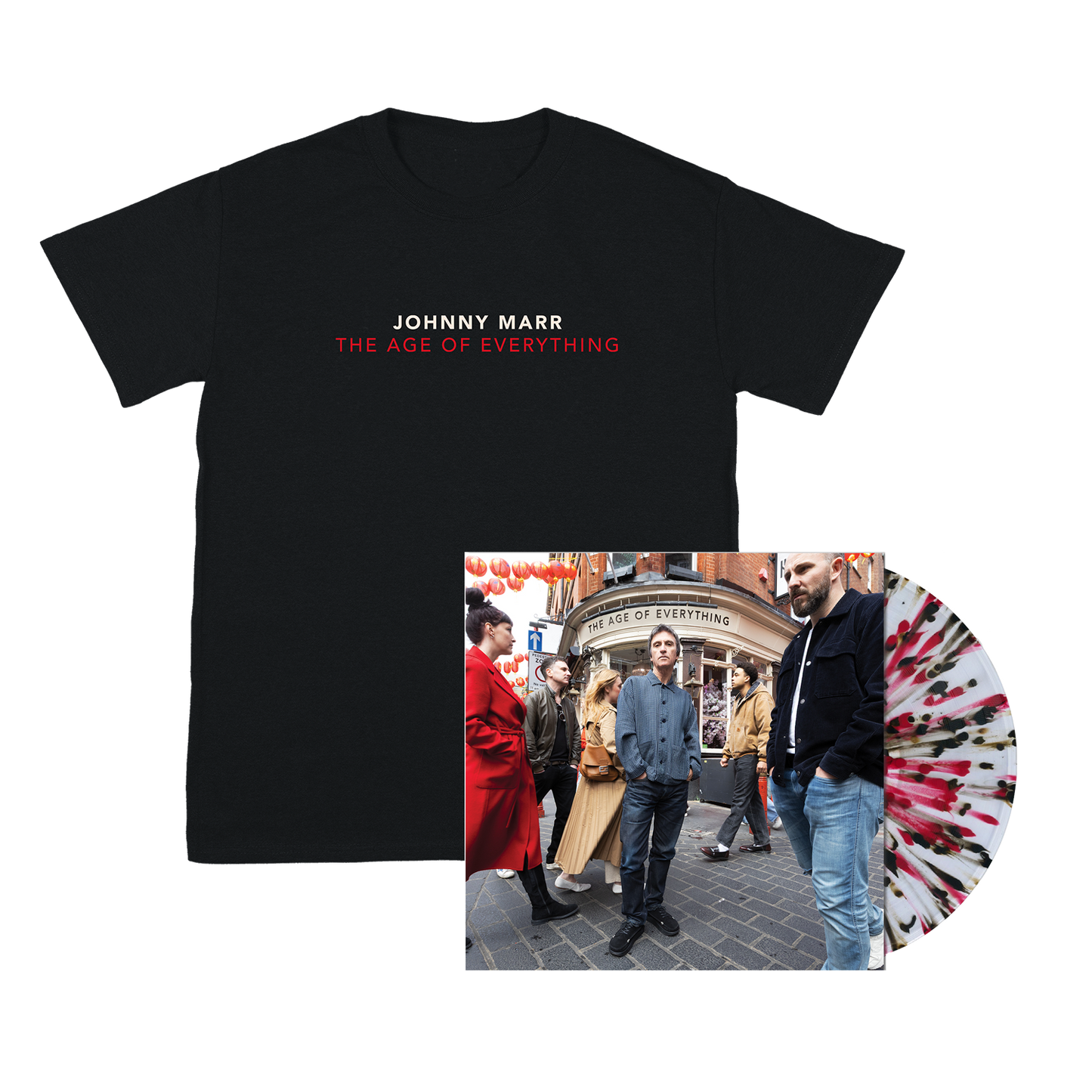 THE AGE OF EVERYTHING - T-Shirt & Splatter LP