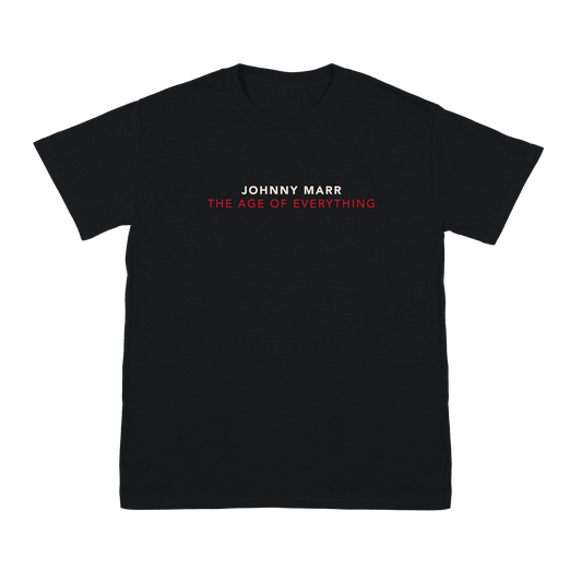 THE AGE OF EVERYTHING Black T-shirt