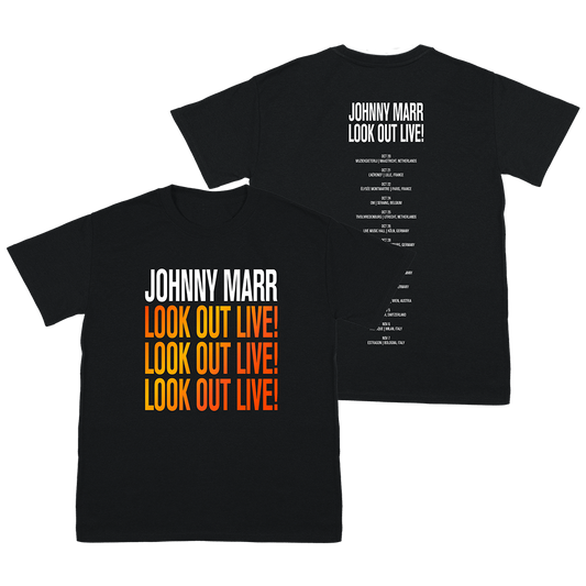 LOOK OUT LIVE BLACK TOUR T-SHIRT