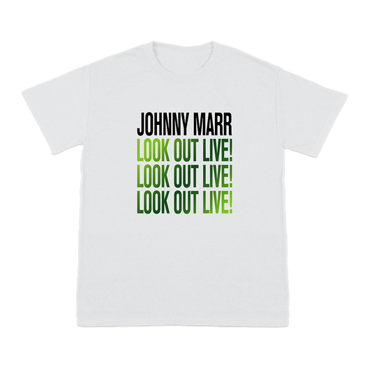 LOOK OUT LIVE WHITE T-SHIRT